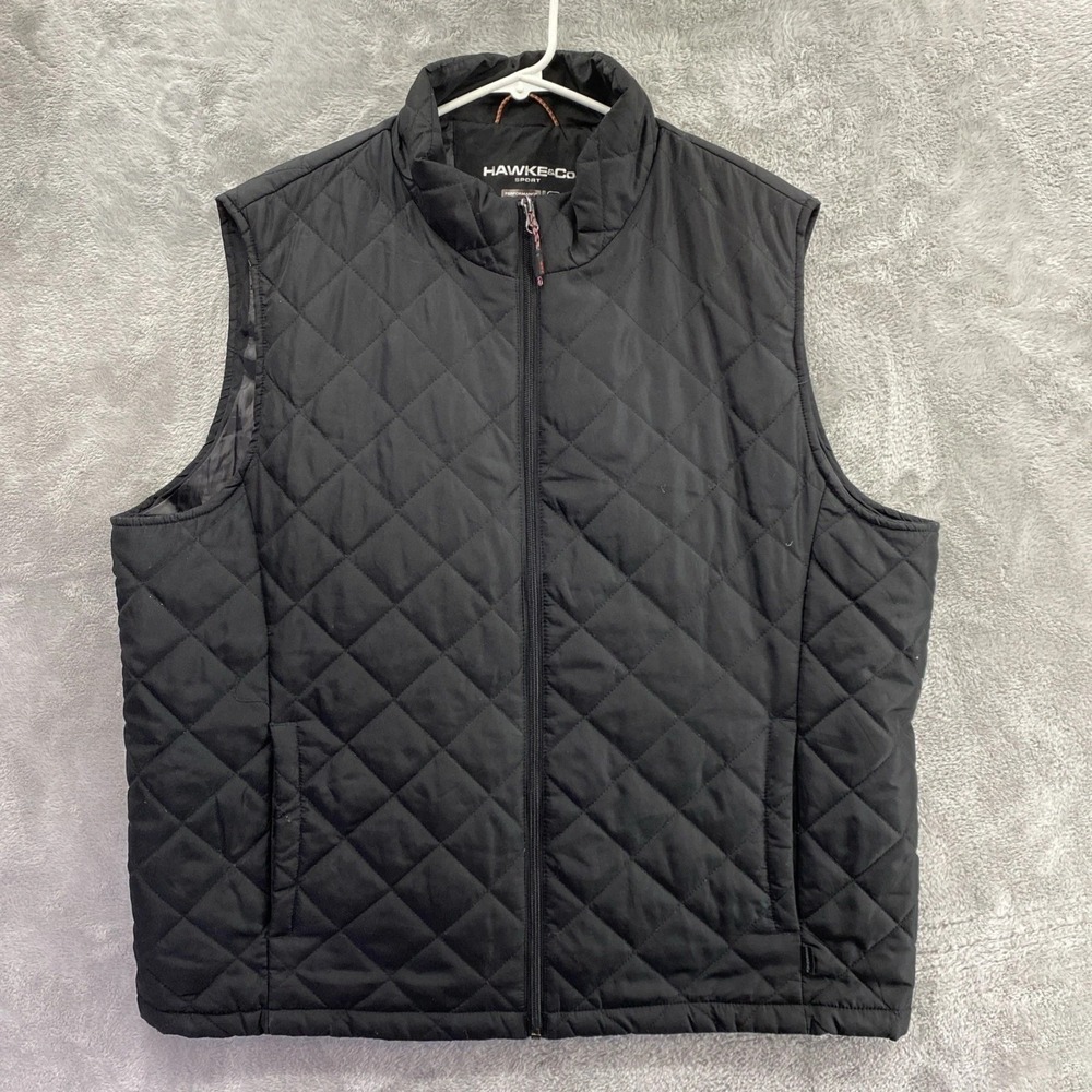 Hawke & Co Down Puffer Vest Men's XL Packable Sport Performance Quilted